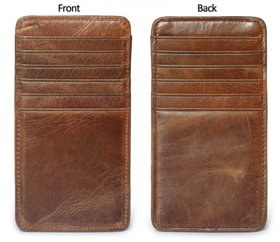 Genuine Leather Card & Currency Holder