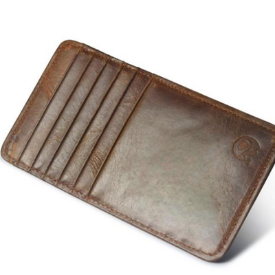Genuine Leather Card & Currency Holder