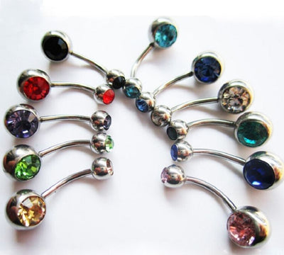 Belly Button Pin Ring – Pack of 2