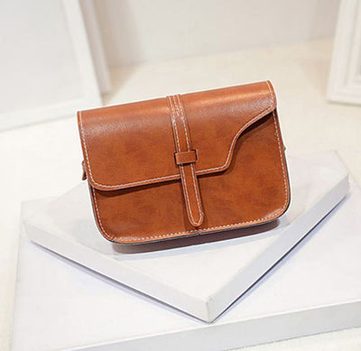 Leather Satchel Crossbody Bag